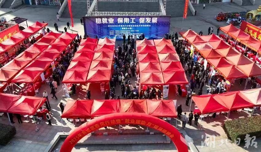 160余场招聘会提供12万个岗位 2025武汉“春风行动”将持续至3月底(图3)